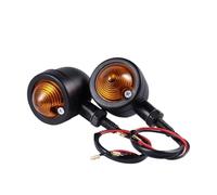 WHDsunQQ Motorcycle Turning Indicators Universal Motorcycle Bullet 12v LED Turn Signals Amber & Red Brake Running Light Lights Accessories
