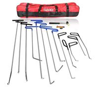WHDZ Paintless Dent Repair Rods 16pcs Auto Body Dent Repair Hail Damage Removal Tools Paintless Dent Repair Rods Tool for Car Dent Ding Removal