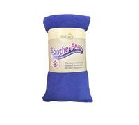 Wheat and Lavender Filled Body Wrap - Microwavable Wheat Bag - Microwave Heat Pad Soothing Hot Pack -Blue Fleece (Blue)