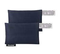 Wheat Bag Microwave Small Rectangle (15cm) Heat Pack - Pack of 2 (Cotton Fabric - Navy Blue)