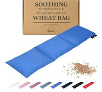 Wheat Bags Microwavable, Blue, Reusable Heating Pad for Pain Relief