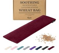Wheat Bags Microwavable - Burgundy - Heating Pad for Pain Relief