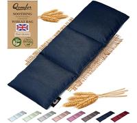 Wheat Bags Microwavable, Dark Blue, 3-Chamber Heating Pad for Pain Relief