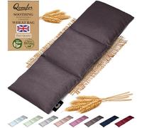 Wheat Bags Microwavable, Dark Grey, 3-Chamber Heating Pad for Pain Relief
