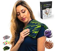 Wheat Bags Microwavable for Pain Relief - Microwave Heat Pack (35x18 cm) - Heating Pads Microwave - Hot & Cold Pack Microwavable - Washable Cover, 100% Cotton Fabric and Lavender (Sport)