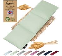 Wheat Bags Microwavable, Light Green, 3-Chamber Heating Pad for Pain Relief