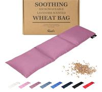 Wheat Bags Microwavable, Mauve, Reusable Heating Pad for Pain Relief