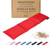 Wheat Bags Microwavable, Red, Reusable Heating Pad for Pain Relief