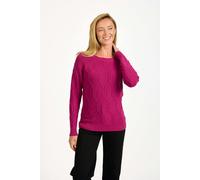 Wheat Cable-Knit Jumper - Plum - 12
