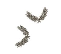 Wheat Ear Shaped Lapel Pin Alloy Made Lightweight Comfortable Breastpin Jewelry for Business Event Daily Outings Elegant Wheat Sheaf Pin for Suits