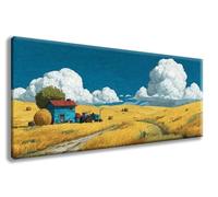 Wheat Field Diamond Art Kits, Landscape Diamond Painting Kits for Adults Large 50 * 100CM, 5D Dimond Art Arts and Crafts for Adults DIY Rhinestones Embroidery for Beginner, Room Wall Decor -zzg2508S3
