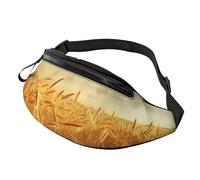 Wheat Field Fanny Pack for Men Women, Fashion Festival Fanny Pack, Travel Sport Walking Waist Bag