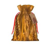 Wheat Field Print Charming Gift Bag,Cloth Gift Bags With Drawstring,Perfect For Small Gifts And Jewelry