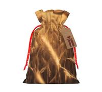 Wheat Field Print Gift Drawstring Bags Reusable Holiday Party Favors Treats Accessories Or Keepsakes