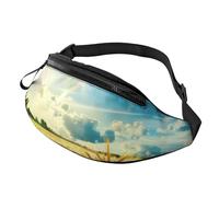 Wheat Field Printed Chest Pack Waist Bag for Men Women Running Belt Bag Fanny Packs Chest Bags Travel Hiking Daypack