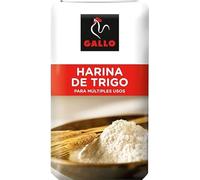 Wheat Flour Gallo 1kg - Vegetal Wheat Flour for Baking & Cooking - Fine Texture for Bread, Cakes & Pastry - Pack of 4