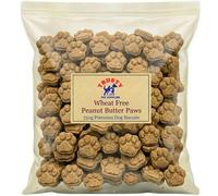Wheat Free Peanut Butter Paws 750g | Peanut Butter Dog Treats | Dog Training Treats for Small, Medium & Large Dogs | Small Dog Biscuits | Trusty Pet Supplies