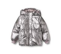 Wheat Girls Metallic Padded Eli Jacket Eli, Silver, Size 3 Years Ilver