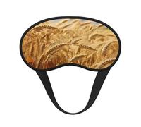 Wheat Harvest Sleep Mask for Side Sleeper, Blackout Sleeping Eye Mask, Soft Breathable Eye Cover for Women Men Travel Eyeshade, Relaxing Zero Pressure Night Blindfold
