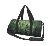 Wheat In The Field Travel Duffel Bag Sports Gym Bag, Lightweight Overnight Weekender Bag With Shoes Compartment Yoga Gym Sports Bag For Men Women