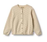 WHEAT - Kid's Knit Cardigan Maia - Cardigan size 110, sand