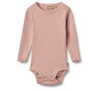WHEAT - Kid's Rib Body L/S Regitze - Everyday base layer size 56, pink