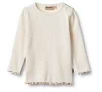 WHEAT - Kid's Rib T-Shirt L/S Ida - Longsleeve size 68, sand