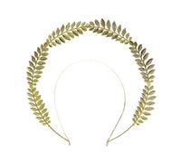 Wheat Leaf Headband Accessories Sturdy Goddesses Leaf Headband Bridal Hair Accessories For Gatherings