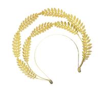 Wheat Leaf Headband Accessories Sturdy Goddesses Leaf Headband Bridal Hair Accessories For Gatherings