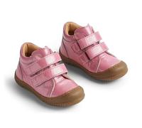 Wheat Unisex Kid's Patent Boots with Double Velcro Ivalo First Walker Shoe, 2356 Pink, 4 UK Child