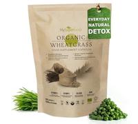Wheatgrass Capsules | Organic | 1500mg per Serving | 180 Capsules | High Chlorophyll Content | MySuperfoods