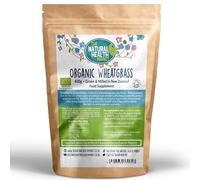 Wheatgrass Powder 400g Organic | Raw, Vegan & Gluten-Free | New Zealand-Grown Greens for Juices, Smoothies & Detox | Artisan UK Brand | The Natural Health Market | Small Batch Production