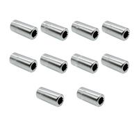 WheatThrive 1/4 Inch Socket Adapter, 1/4 Drive to Hex Converter, Square to Hex Shank, Chrome Vanadium Steel, 10 Pack for Screwdriver Bits