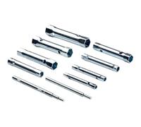 WheatThrive 10-Piece Metric Tubular Box Wrench Set 6-22mm Hollow Socket Spanner for Automotive Repair Plumbing Maintenance Carbon Steel