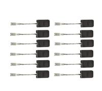 WheatThrive 12 Pcs Carbon Brushes for Bosch GWS 1000 1100 1400 10 11 14 15-125 Angle Grinder, 5x10x17mm Motor Replacement Parts