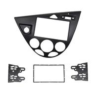 WheatThrive 2 DIN Car Radio Panel Frame for Ford Focus Mk1 & Fiesta 1998-2006, 7 Inch Dashboard Trim Bezel Facia Kit for LHD Vehicles