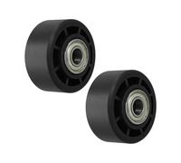 WheatThrive 2-Pack Gym Treadmill Bearing Wheels, High-Strength Nylon Rollers for Stationary Bikes and Fitness Equipment, Replacement Parts for Long-Term Performance