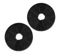 WheatThrive 2 Pcs Activated Carbon Filter for Kitchen Range Hood, 139x26mm Replacement Parts, Efficient Control Accessories, Black