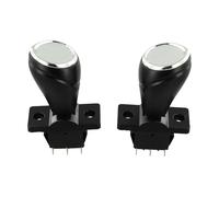 WheatThrive 2Pcs 12V Children's Bumper Car Joystick Switch, Forward/Reverse 360° Auto Reset Rocker, Compatible with 6V 12V 24V Electric Ride-On Toys