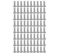 WheatThrive 304 Stainless Steel Screws, M5 x 12 mm Hex Socket, Countersunk Head, 80 Pack, for Wood Metal Furniture DIY