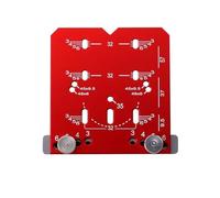 WheatThrive 35mm Hinge Jig,Woodworking Locator,Hole Drilling Guide,Aluminum Alloy,Precise Mounting Frame for Cabinet Door Installation