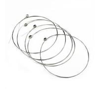 WheatThrive 5 Pack Single Acoustic Guitar Strings Top 1st E Plain Steel Gauge .012 Replacement for Broken String Repair
