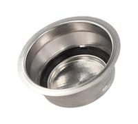 WheatThrive 51mm Coffee Filter Basket, Removable Portafilter Basket, Stainless Steel Espresso Filter Cup, for DeLonghi EC331 EC680 EC685 EC695, Easy Clean, Silver