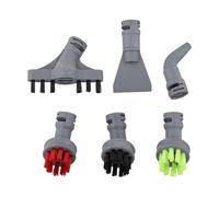 WheatThrive 6 Pack for Steam Mop Brushes, Replacement Heads for Bissell 39N7A 39N7V, Hard Floor Scrubber Tools, Grout Cleaner Kit