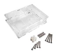 WheatThrive Acrylic Case, Transistor Tester Shell, LCR-T4 Cover, Protective Box, Mega328 Housing for LCR-T4 Transistor Tester Triode Meter, Clear