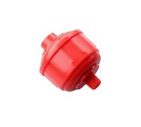 WheatThrive Air Compressor Filter, Paint Spray Tool Filter, Moisture Separator, 58mm Thread for Airbrush Gun, Red Plastic Trap