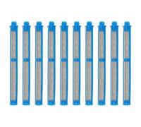 WheatThrive Airless Spray Gun Filter, Paint Sprayer Filter, 100 Mesh Sieve for Graco 390/395/490/495, SG2 SG3 Machine, Stainless Steel, Easy-Out, Blue, 10 Pack