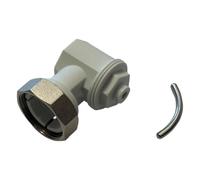WheatThrive Angle Adapter, Radiator Valve, Thermostat Connector for Oventrop M30 x 1.5, Left Right Mount, Space Saving Design, Pack