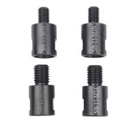 WheatThrive Angle Grinder Adapter, M10 M14 Converter, 5/8-11 Thread Switching, Metal Polishing Drill Tool Kit, for Grinding Tasks, 4pcs