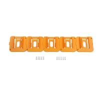 WheatThrive Battery Holder, Battery Dock, Battery Storage for 20V 60V, Fits DCB200 DCB201 DCB202, Wall Mount Organizer, 5-Pack